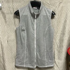 Quacker Factory bling zip vest, Small. Fits like a medium.  So cute!